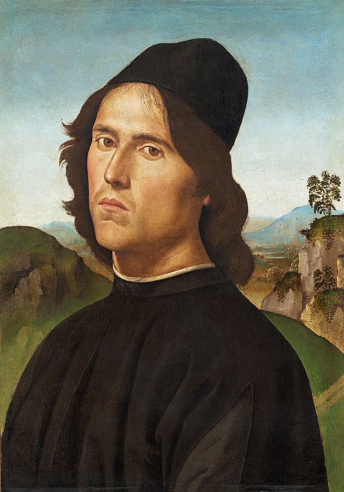 Portrait de Lorenzo di Credi, 1488, Le Pérugin
