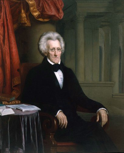 Portrait of Andrew Jackson, 1840, Jacques Guillaume Lucien Amans