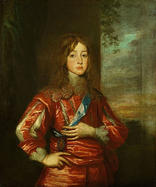 James II (1633-1701), when Duke of York, 1644, William Dobson