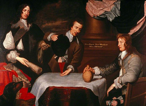 Prince Rupert (1619-1682), Colonel William Murray and Colonel, The Hon. John Russell (1620-1681), 1640, William Dobson