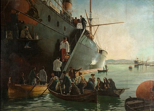 El viático a bordo, 1890, Juan Martínez Abades