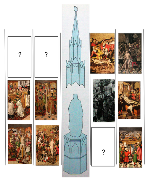Altarpiece of Sant Vicenç de Sarrià, 1455, Maestro di Castelsardo