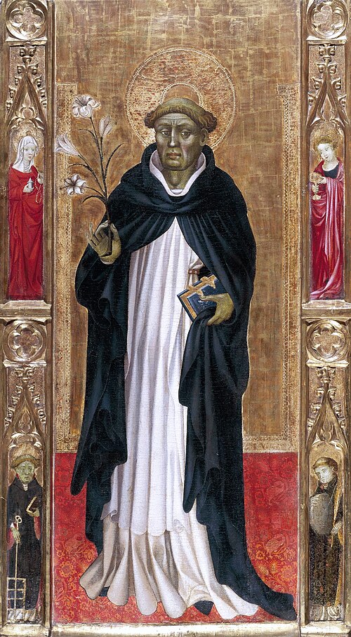 Saint Dominic Guzmán and Four Saints, 1405, Guerau Gener