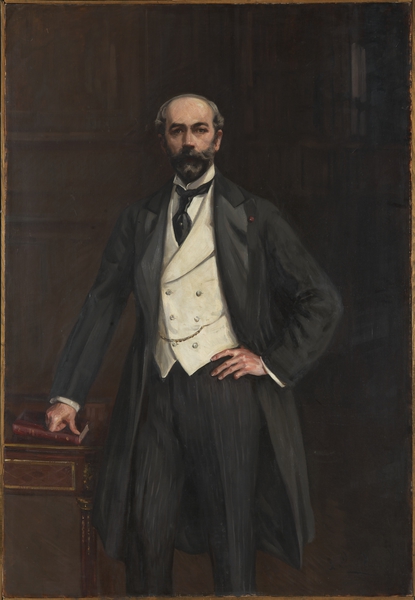 Portrait of Wilhelm Christopher Christophersen, 1916, Alejandro Christophersen