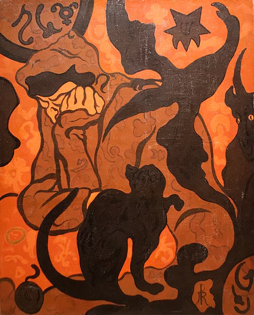 La Sorcière au chat noir, 1893, Paul-Élie Ranson