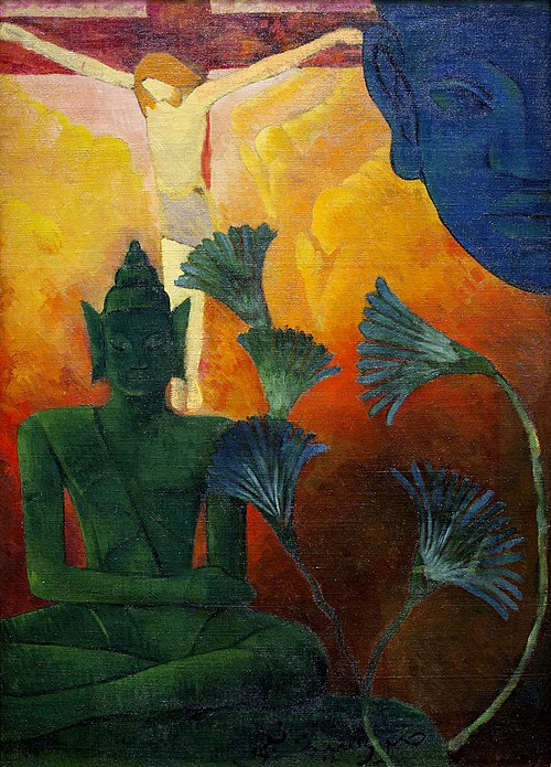 Christ and Buddha, 1890, Paul-Élie Ranson