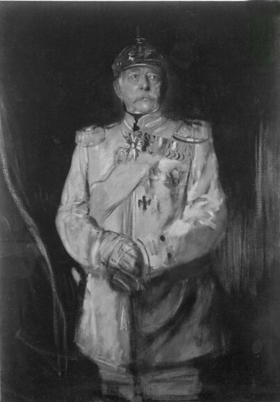 Bismarck in Kürassieruniform (Kniestück), 1888, Franz von Lenbach