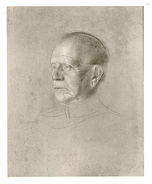 Moltke, Kopf, 1877, Franz von Lenbach