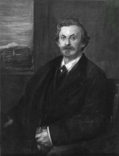 Portrait of Graf Schack, 1877, Franz von Lenbach