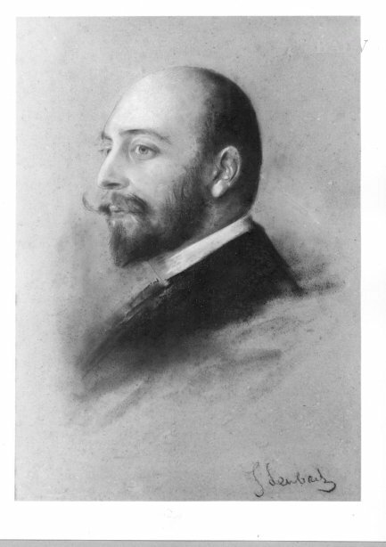 Porträt des Dichters d´Annunzio, 1877, Franz von Lenbach