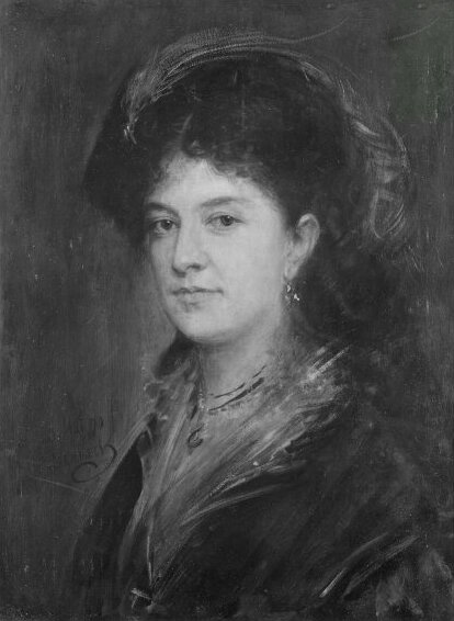 Portrait of a lady, 1870, Franz von Lenbach