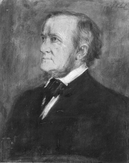 Portrait of Richard Wagner, 1881, Franz von Lenbach