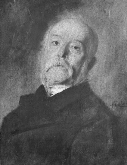 study of an old man, 1885, Franz von Lenbach