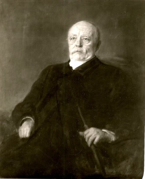 Porträt Bismarcks mit Pfeife, sitzend, 1895, Franz von Lenbach