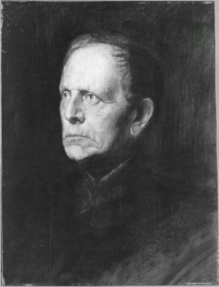Portrait of Moltke (head), 1861, Franz von Lenbach