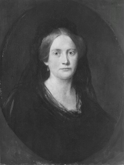 portrait of a lady (Gräfin Hohenstein), 1863, Franz von Lenbach