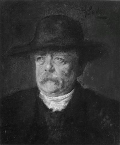Bismarck mit Schlapphut, 1861, Franz von Lenbach