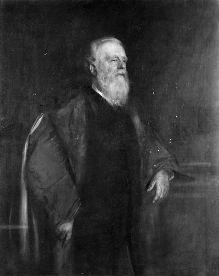 Portrait of an old bearded man; Kniestück des Großherzogl. sächs. Geheimrat v. Helldorf, 1895, Franz von Lenbach