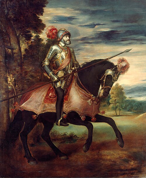 Charles V at Mühlberg, 1868, Franz von Lenbach