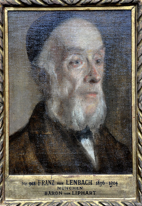 Porträt des Barons Carl Eduard von Liphart, 1880, Franz von Lenbach