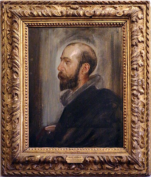 Portrait of Giovanni di Montagliari, 1885, Franz von Lenbach