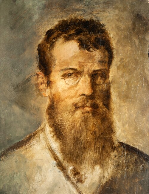Self Portrait, 1874, Franz von Lenbach