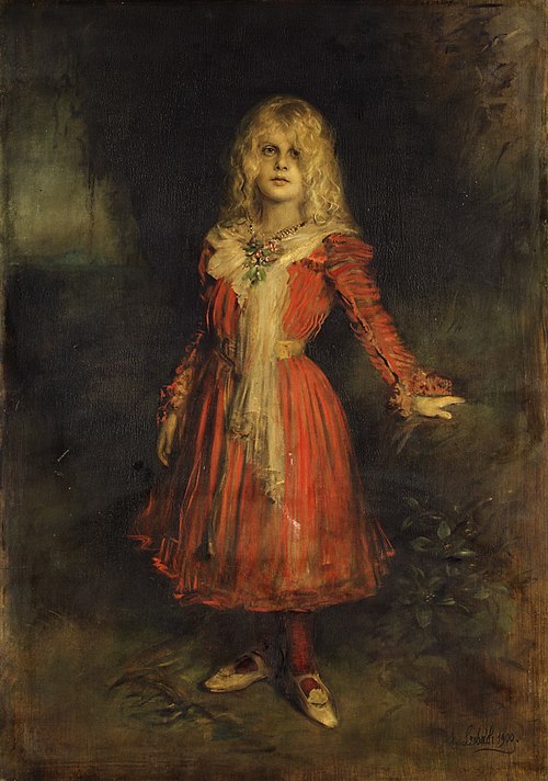 Marion Lenbach (1892–1947), the Artist's Daughter, 1900, Franz von Lenbach