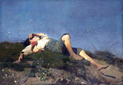 Un jeune berger, 1860, Franz von Lenbach