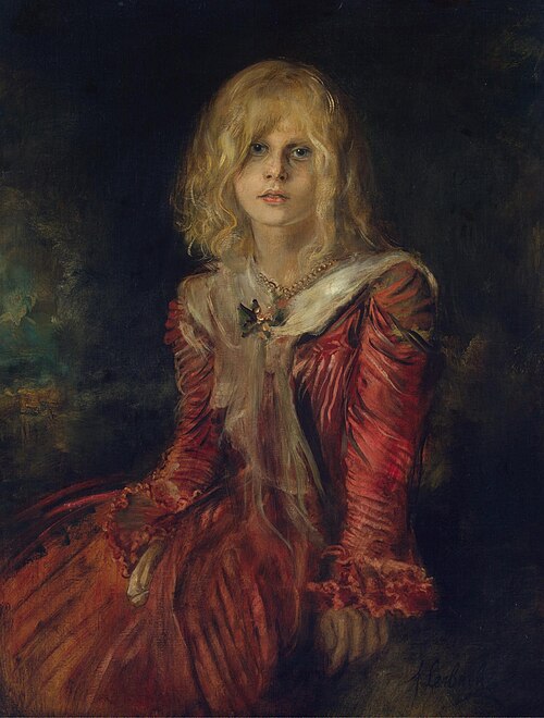 Portrait of Marion Lenbach, 1901, Franz von Lenbach
