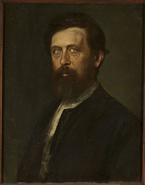 Portrait d'Arnold Böcklin., 1875, Franz von Lenbach