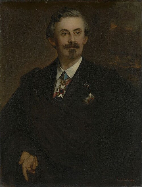 Adolf Friedrich von Schack, 1870, Franz von Lenbach