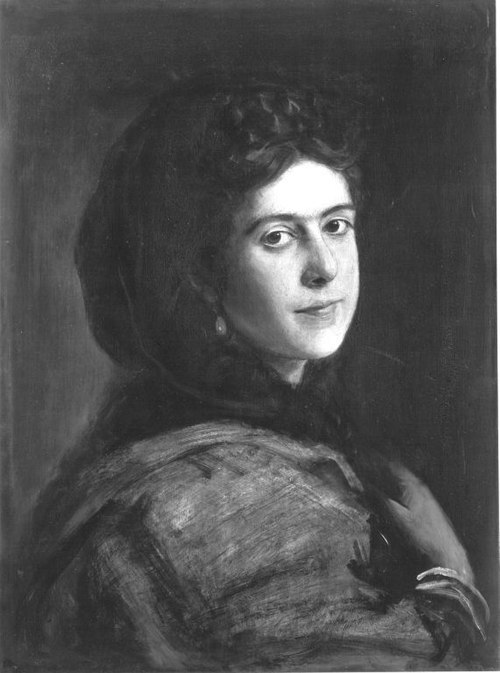 Emilie Antoinette von Stibbings, verh. Nestrup, 1872, Franz von Lenbach
