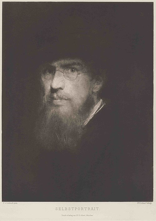 Self-portrait, 1866, Franz von Lenbach