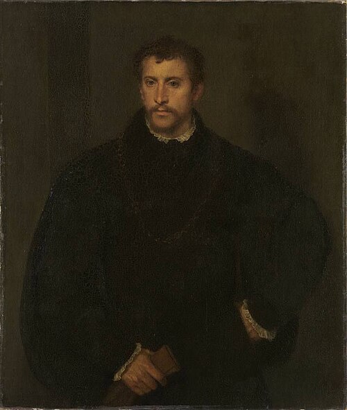 Bildnis eines jungen Mannes (Der junge Engländer) (nach Tizian), 1865, Franz von Lenbach