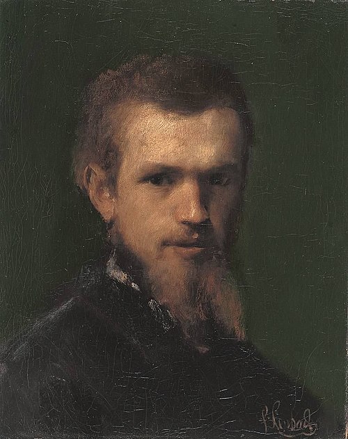 Self-portrait, 1857, Franz von Lenbach