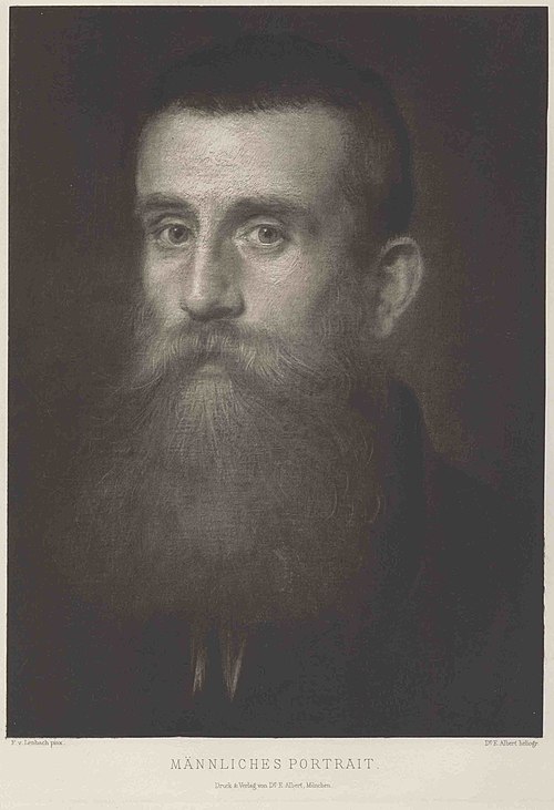 Studienkopf, 1868, Franz von Lenbach