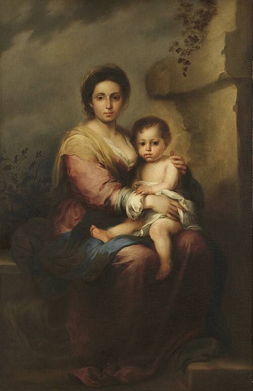 Madonna (nach Murillo), 1865, Franz von Lenbach