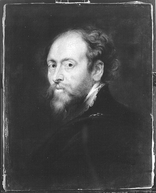 Self Portrait of Peter Paul Rubens (1577-1640), 1867, Franz von Lenbach