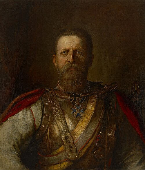 Crown Prince Frederick William, later Frederick III, German Emperor and King of Prussia, 1880, Franz von Lenbach