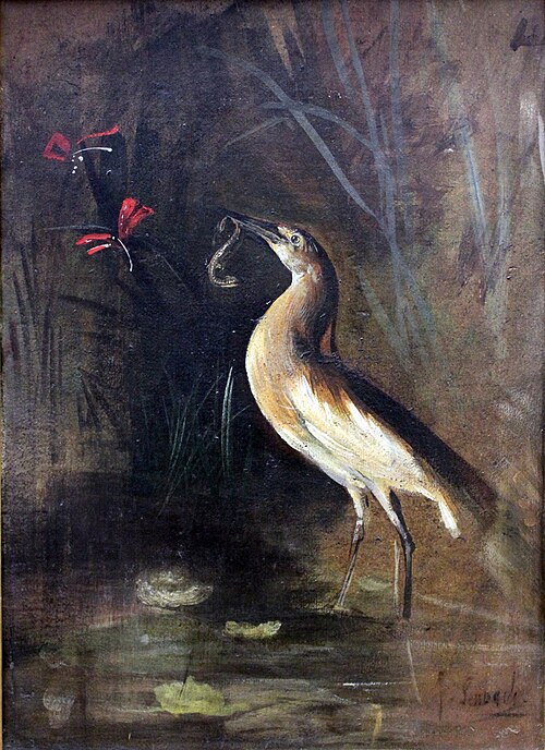 Heron et Salamander, 1899, Franz von Lenbach