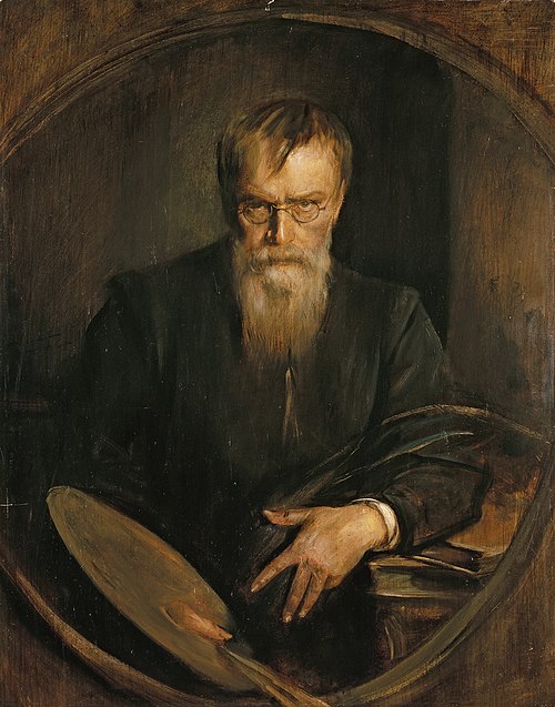 Selbstporträt, , Franz von Lenbach