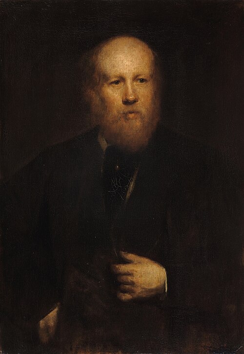Der Kupferstecher Conrad Geyer, 1869, Franz von Lenbach
