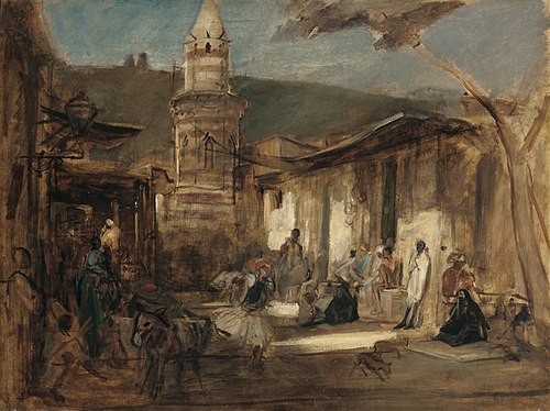 Straße in Kairo, 1876, Franz von Lenbach