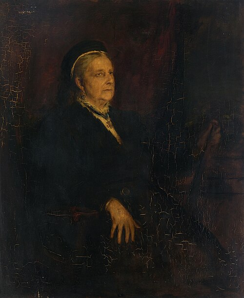 Clementine Prinzessin von Sachsen-Coburg-Gotha, 1892, Franz von Lenbach