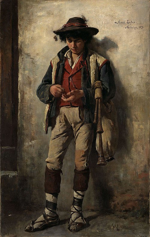 Italian boy, 1879, Axel Ender