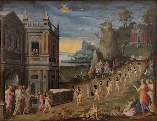 Les Funérailles de l'Amour, 1580, Antoine Caron