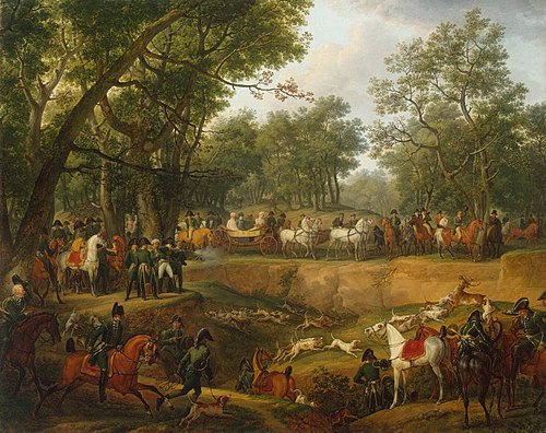 Napoleon on a Hunt in the Forest of Compiegne, 1811, Carle Vernet