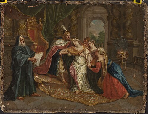 Esther and Ahasuerus, , Antoine Coypel