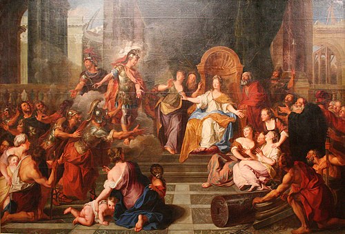 Enée et Achate apparaissant à Didon, 1616, Antoine Coypel