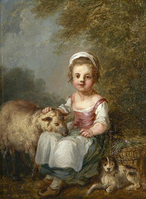 Shepherdess, , Antoine Coypel